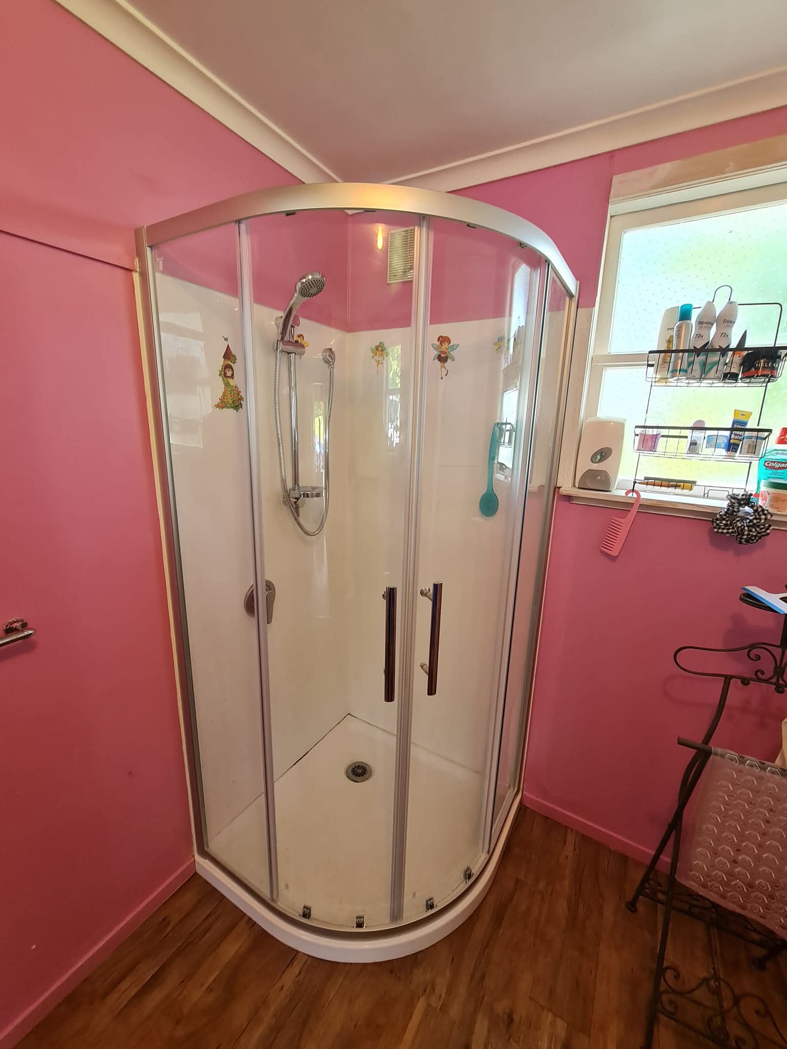 Custom shower installation with modern fittings completed by Tapped Plumbing and Gas Tokoroa for a stylish bathroom renovation