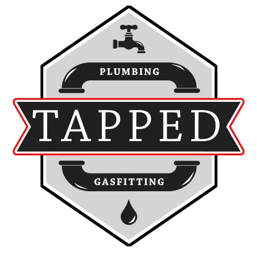 About Us Tapped Plumbing & Gas logo servicing Tokoroa and the Waikato region